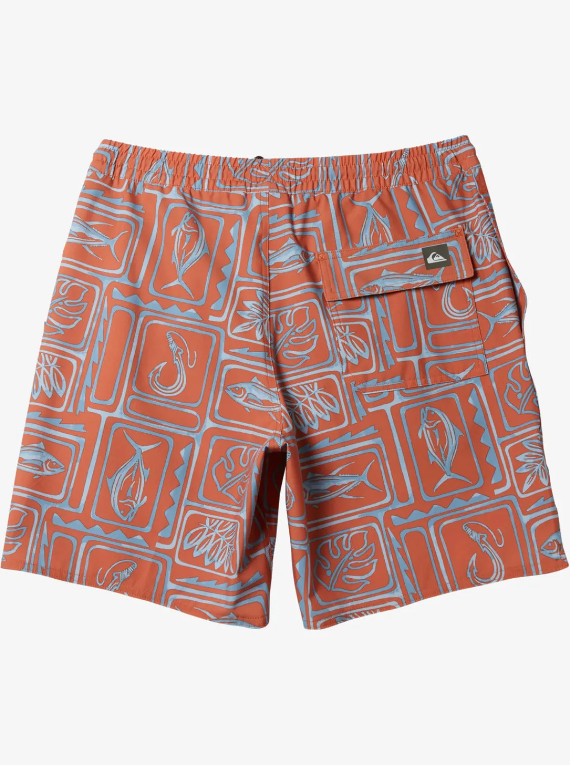 Quiksilver Boardshorts | Boardshorts>Waterman Framed Volley 17" Swim Trunks FRAMEDARTMANGO