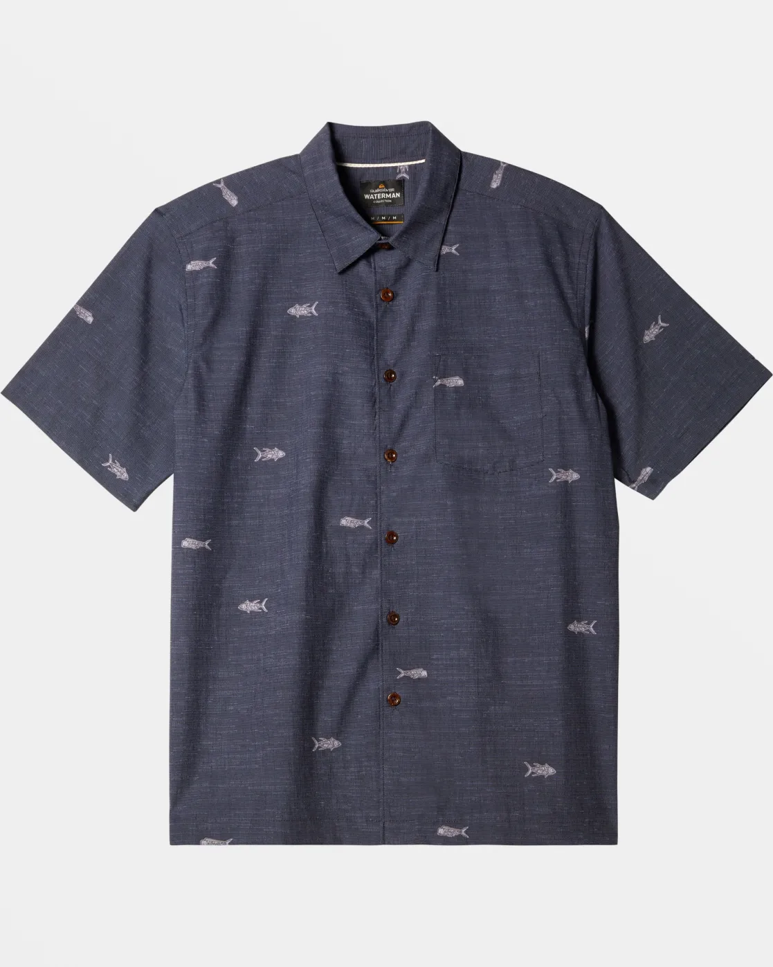 Quiksilver Shirts & Polos | Shirts & Polos>Waterman Full House Short Sleeve Shirt BLACKFULLHOUSE