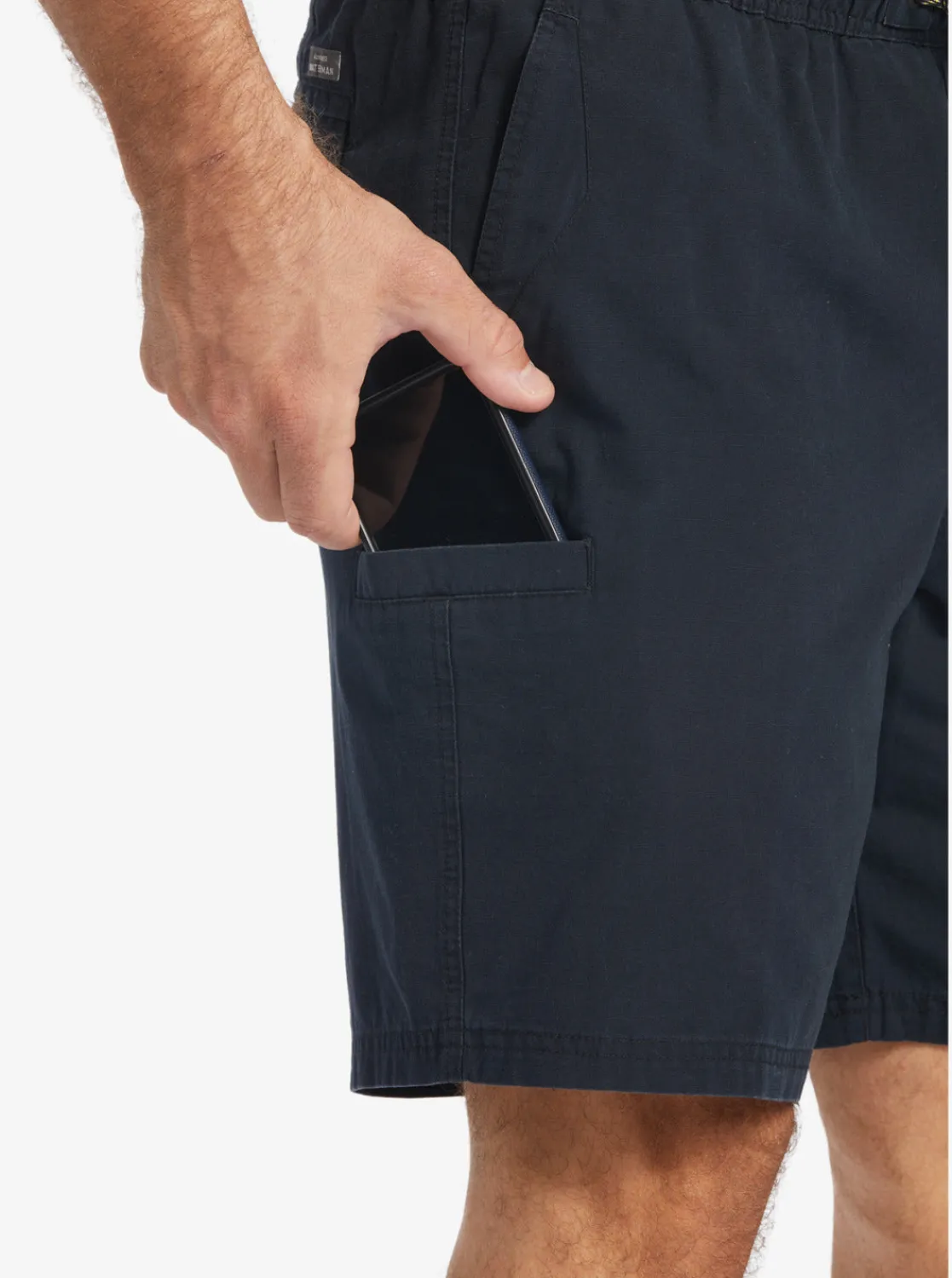 Quiksilver Shorts & Amphibians | Shorts & Amphibians>Waterman Last Light Elastic Waist 19" Shorts BLACK