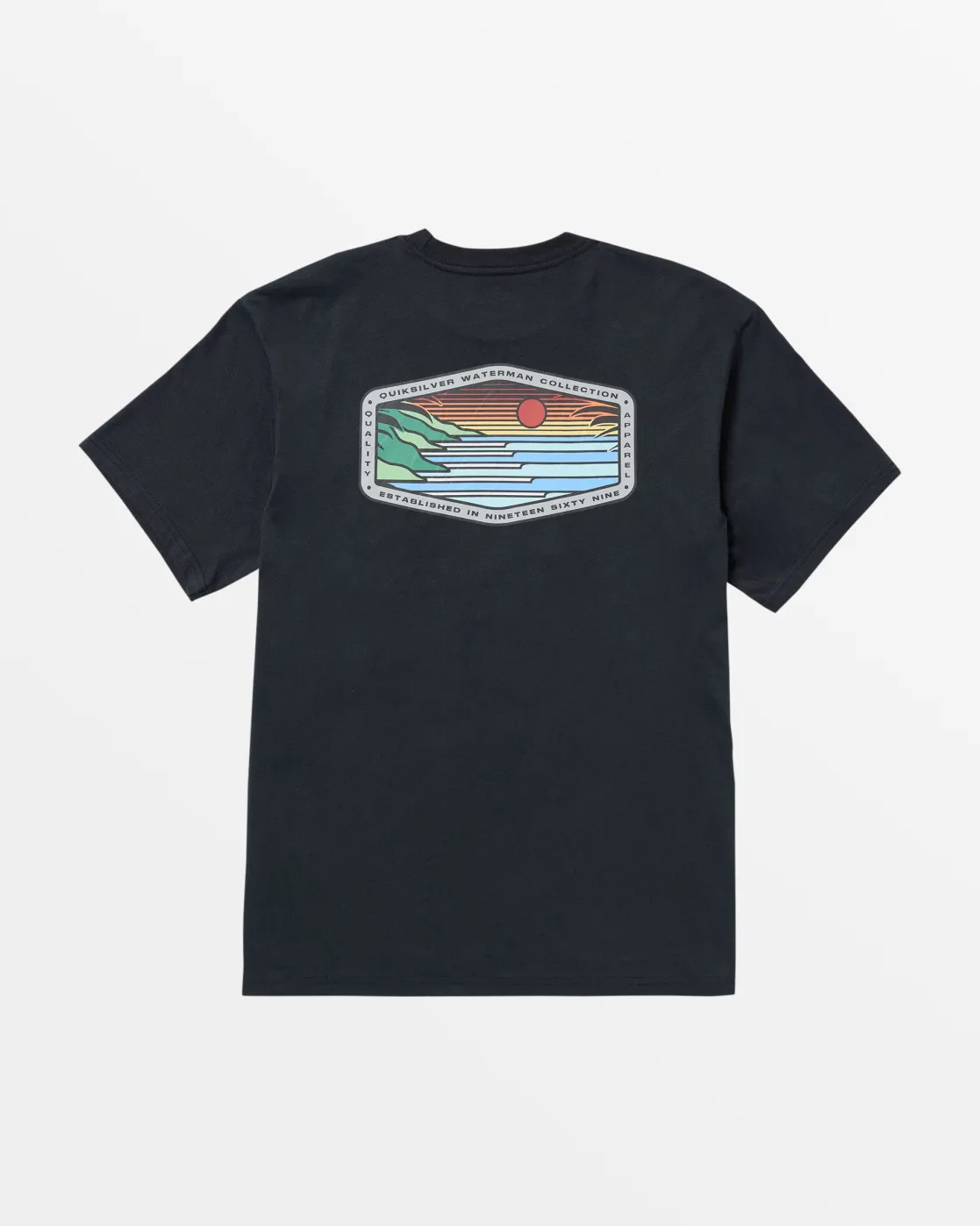 Quiksilver Tees | Tees>Waterman Line Up T-Shirt BLACK