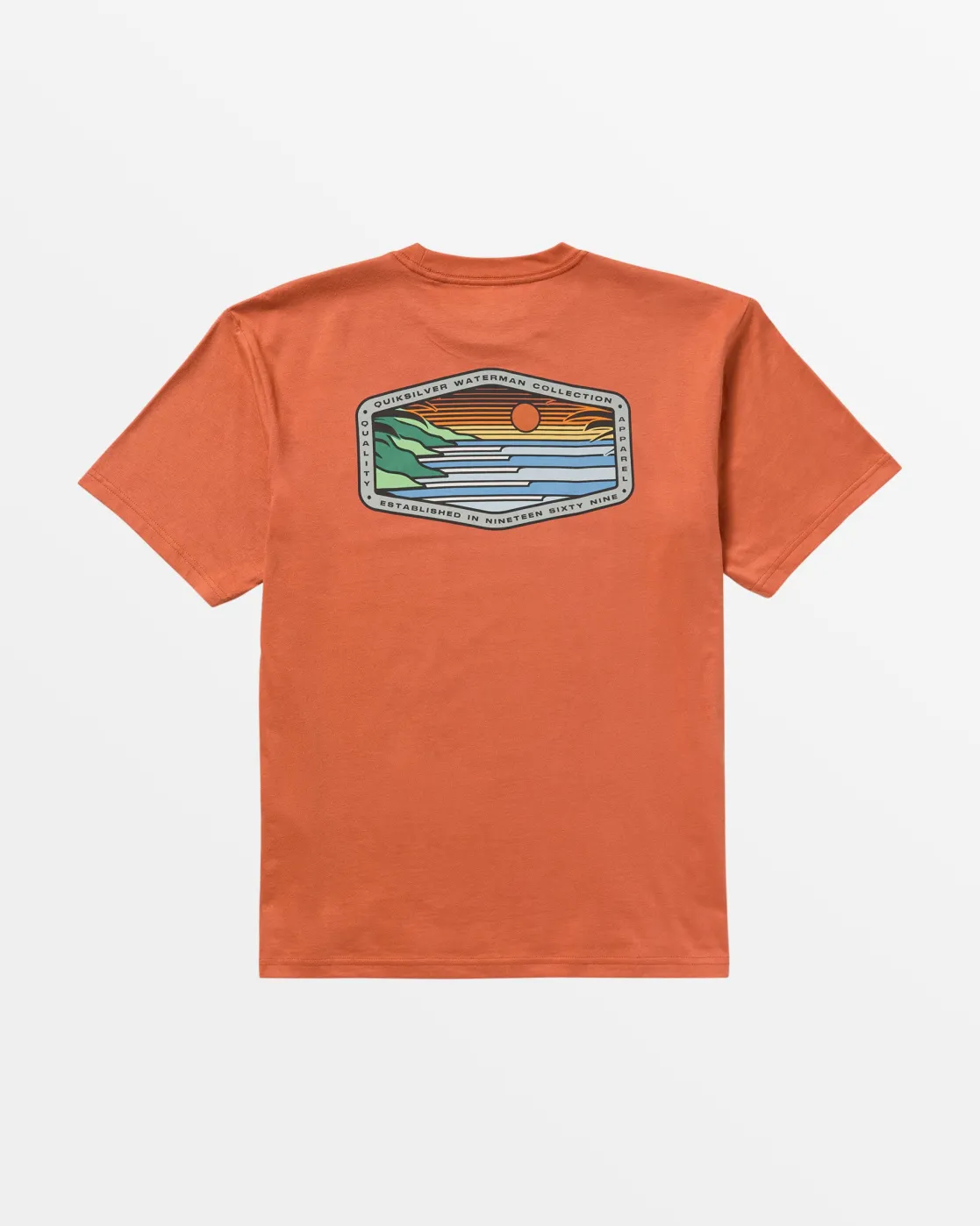 Quiksilver Tees | Tees>Waterman Line Up T-Shirt MANGO