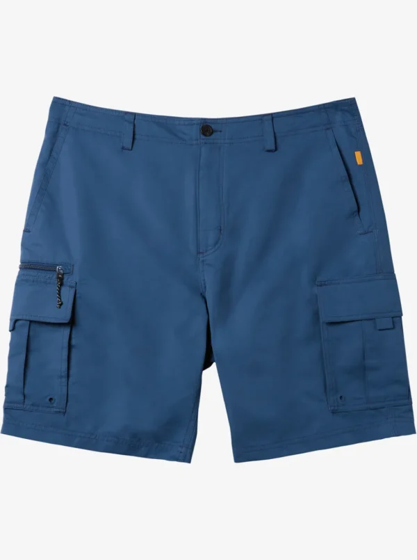 Quiksilver Shorts & Amphibians | Shorts & Amphibians>Waterman Maldive Atoll Cargo 20" Shorts ENSIGNBLUE