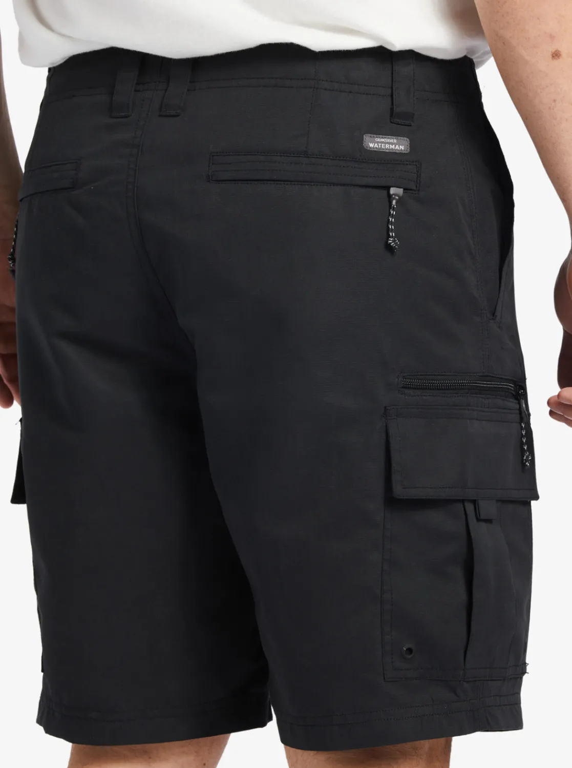 Quiksilver Shorts & Amphibians | Shorts & Amphibians>Waterman Maldive Atoll Cargo 20" Shorts BLACK