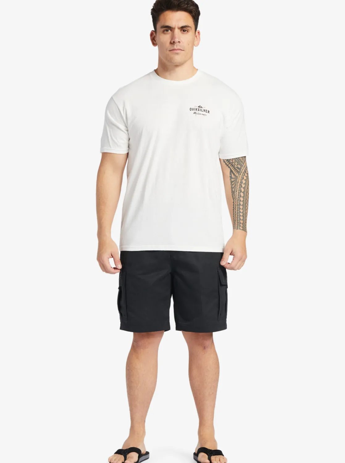 Quiksilver Shorts & Amphibians | Shorts & Amphibians>Waterman Maldive Atoll Cargo 20" Shorts BLACK