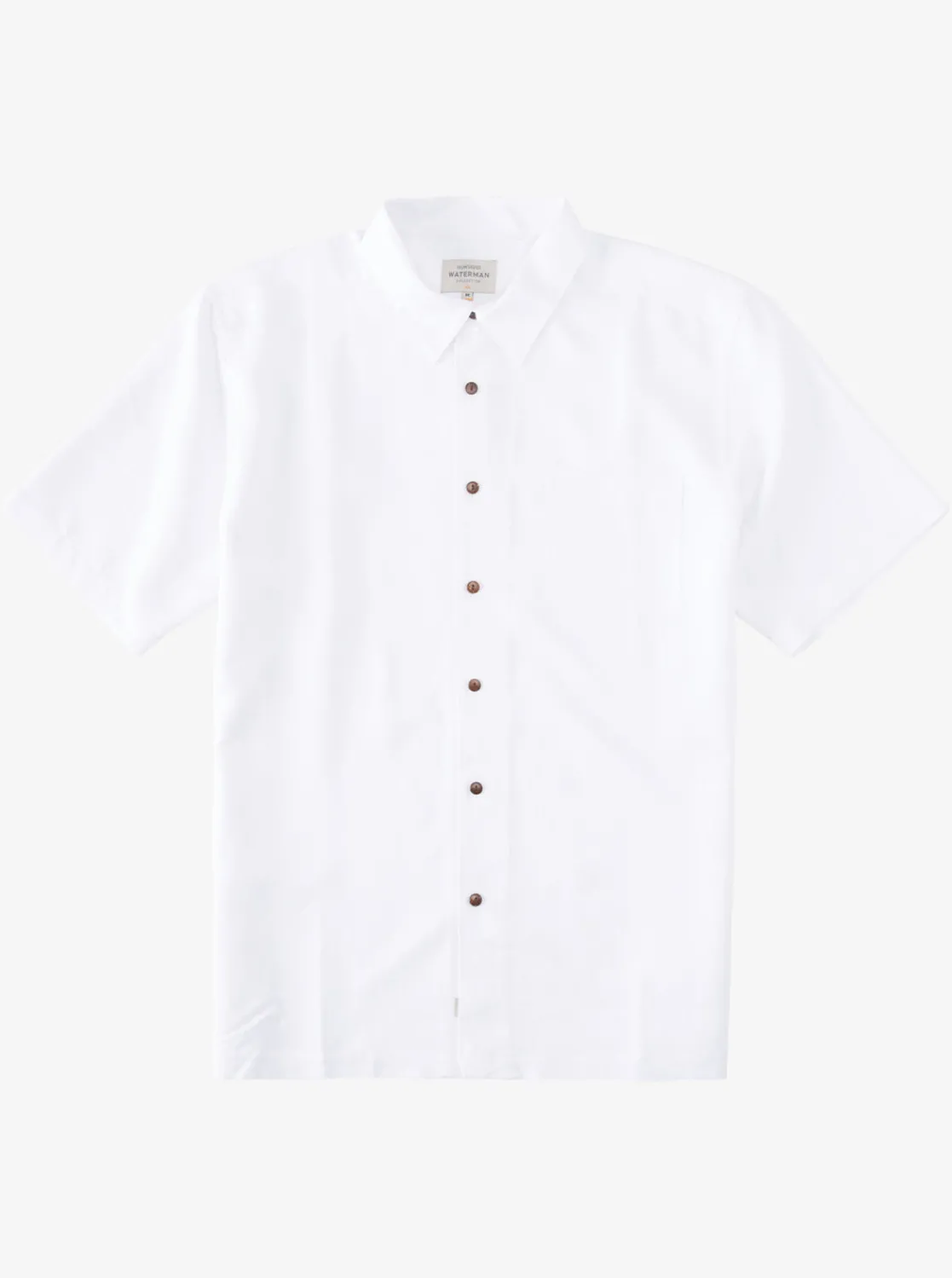 Quiksilver Shirts & Polos | Shirts & Polos>Waterman Manele Bay Short Sleeve Shirt WHITE