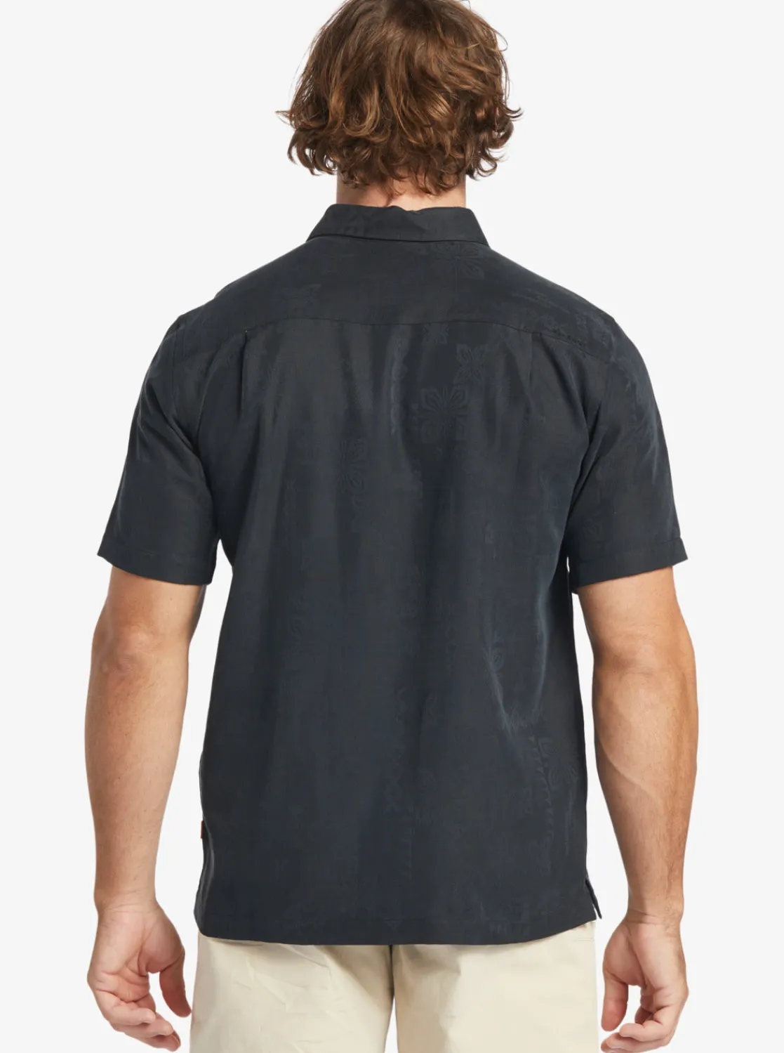 Quiksilver Shirts & Polos | Shirts & Polos>Waterman Manele Bay Short Sleeve Shirt BLACK
