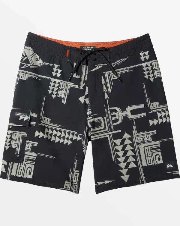 Quiksilver Boardshorts | Boardshorts>Waterman Molokai 19" Boardshorts MOLOKAIBLACK