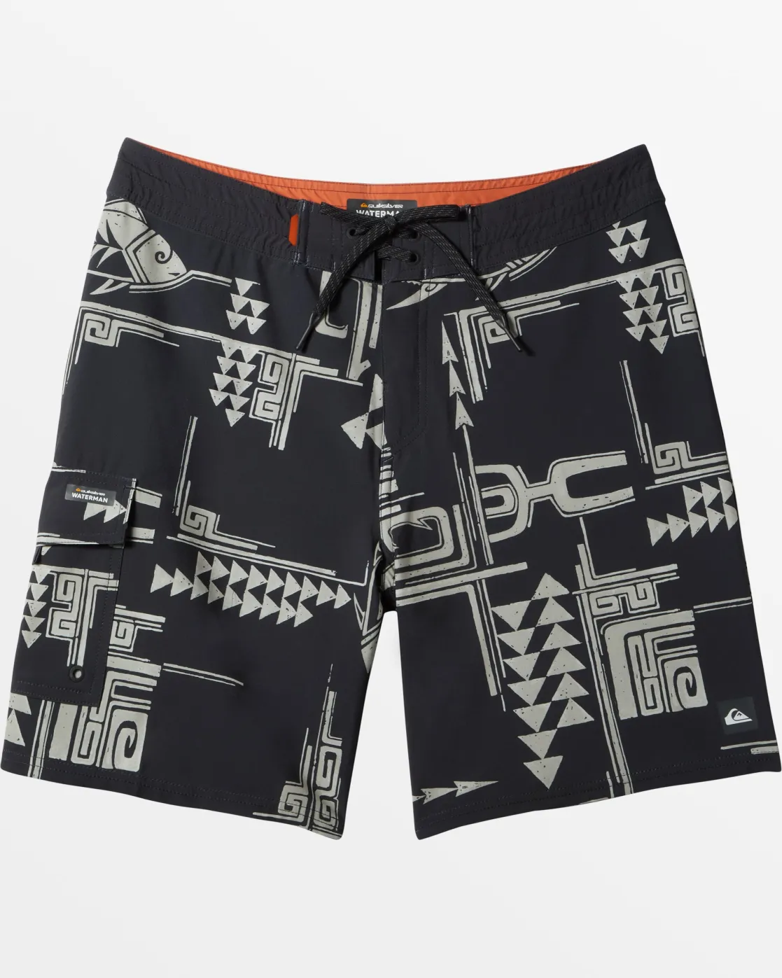 Quiksilver Boardshorts | Boardshorts>Waterman Molokai 19" Boardshorts MOLOKAIBLACK