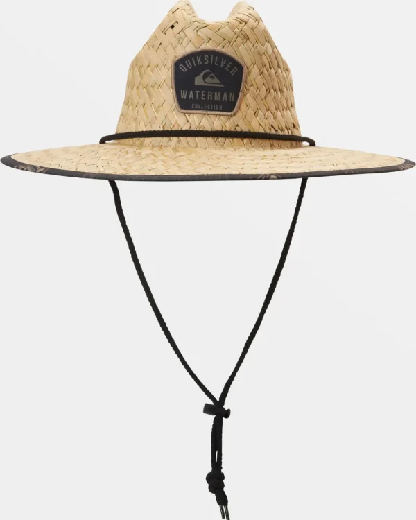 Quiksilver Accessories | Hats>Waterman Outsider Straw Lifeguard Hat BLACK