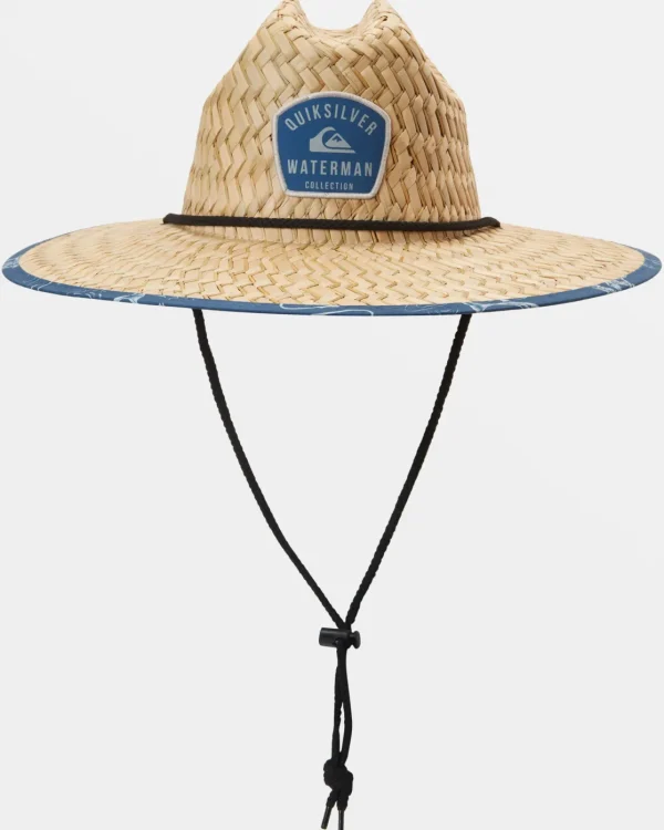 Quiksilver Accessories | Hats>Waterman Outsider Straw Lifeguard Hat MAJOLICABLUE