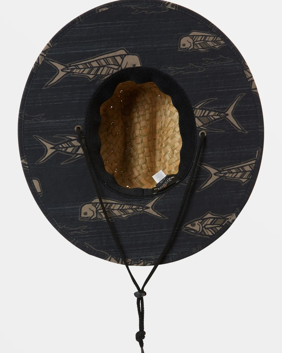 Quiksilver Accessories | Hats>Waterman Outsider Straw Lifeguard Hat BLACK