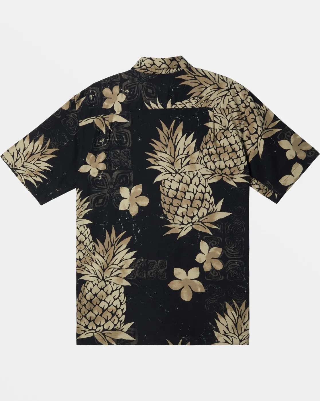 Quiksilver Shirts & Polos | Shirts & Polos>Waterman Pineapple Bay Short Sleeve Shirt BLACKPINEAPPLEBAY