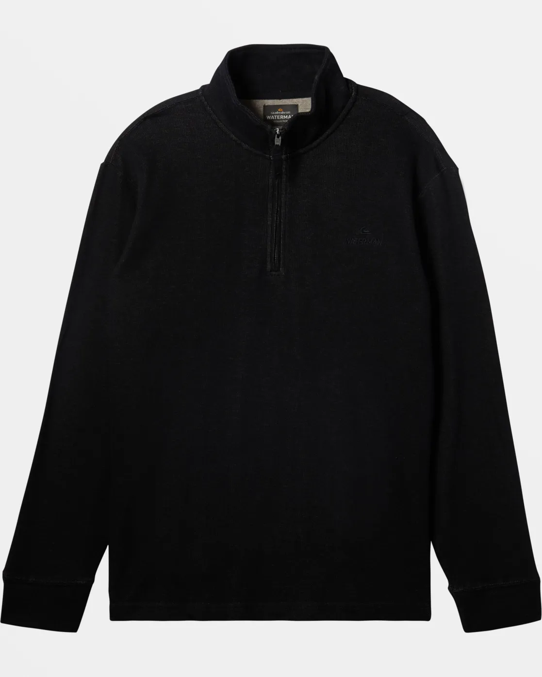 Quiksilver Jackets & Sweatshirts | Sweatshirts & Hoodies>Waterman Playa Clipper Half-Zip Sweatshirt BLACK