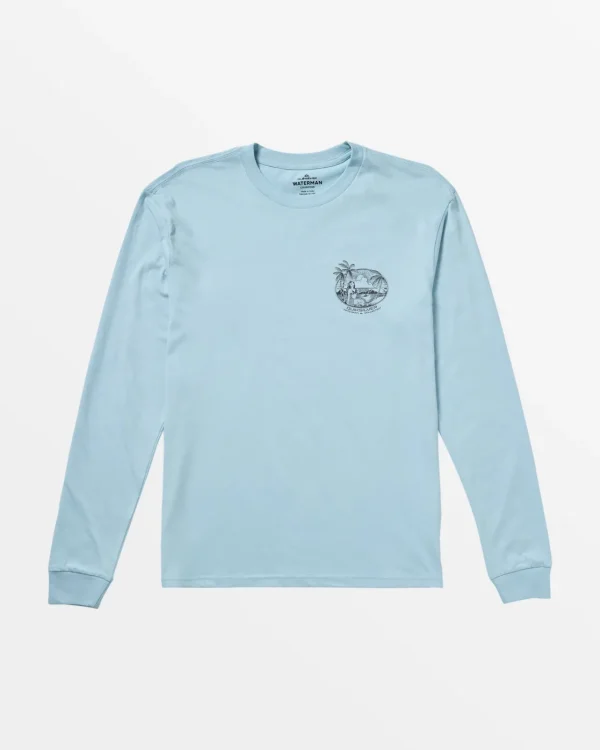 Quiksilver Tees | Tees>Waterman R N R Long Sleeve T-Shirt DREAMBLUE