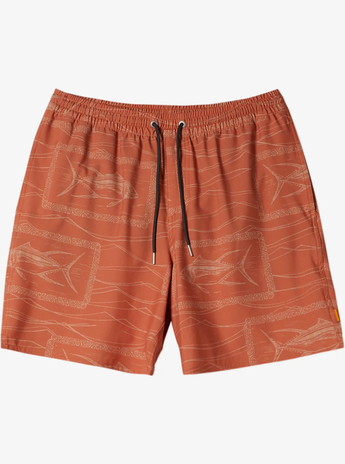 Quiksilver Boardshorts | Boardshorts>Waterman Reef Point Volley 17" Swim Trunks REEFPOINTMANGO