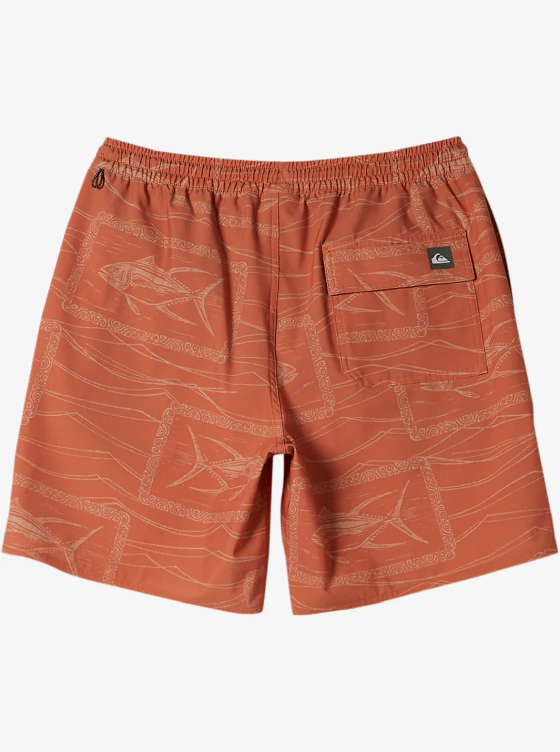 Quiksilver Boardshorts | Boardshorts>Waterman Reef Point Volley 17" Swim Trunks REEFPOINTMANGO