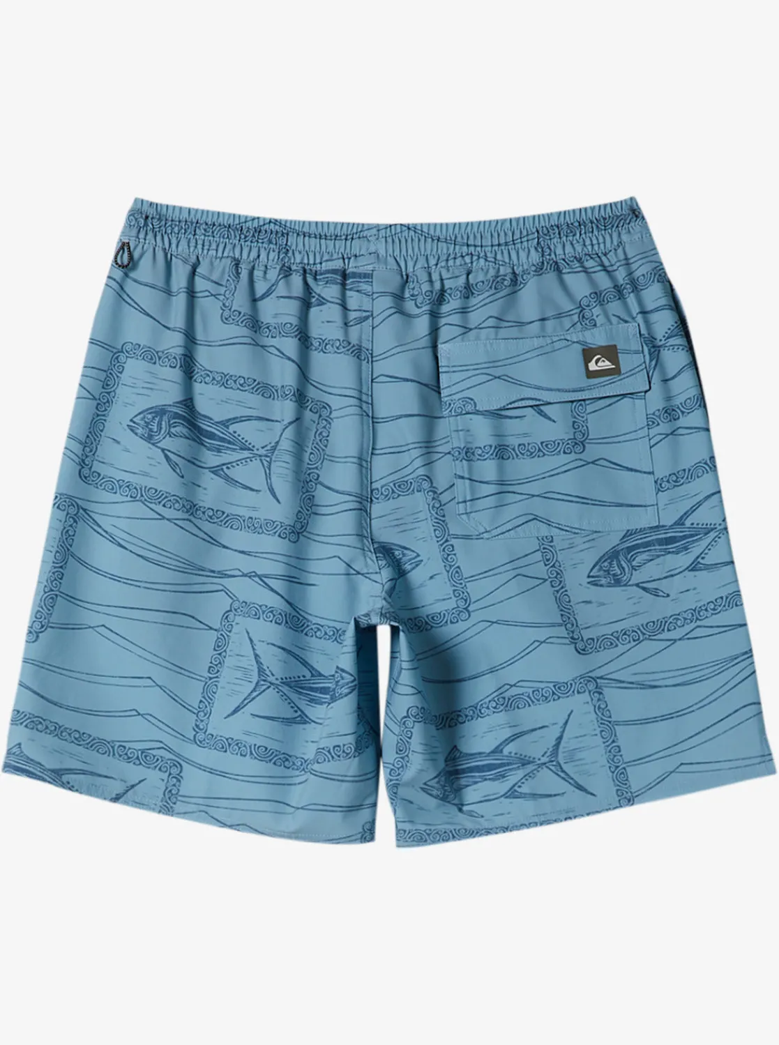 Quiksilver Boardshorts | Boardshorts>Waterman Reef Point Volley 17" Swim Trunks REEFPOINTDUSKBLUE