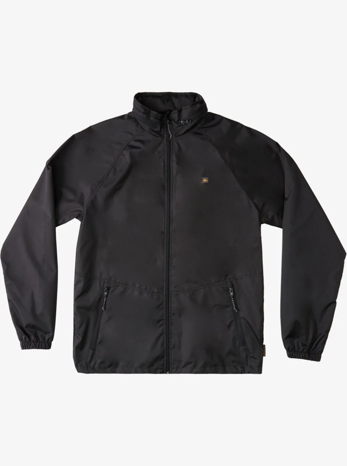 Quiksilver Jackets & Sweatshirts | Jackets>Waterman Shell Shock Water-Resistant Lightweight Mini Ripstop Windbreaker BLACK