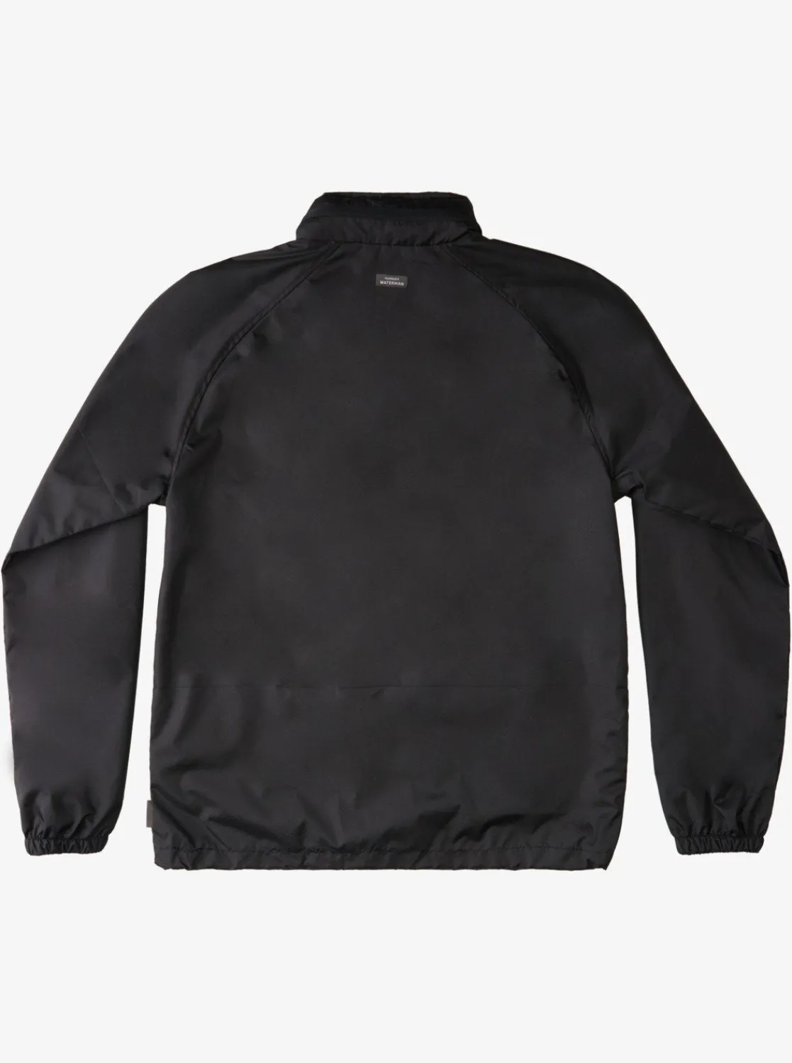 Quiksilver Jackets & Sweatshirts | Jackets>Waterman Shell Shock Water-Resistant Lightweight Mini Ripstop Windbreaker BLACK