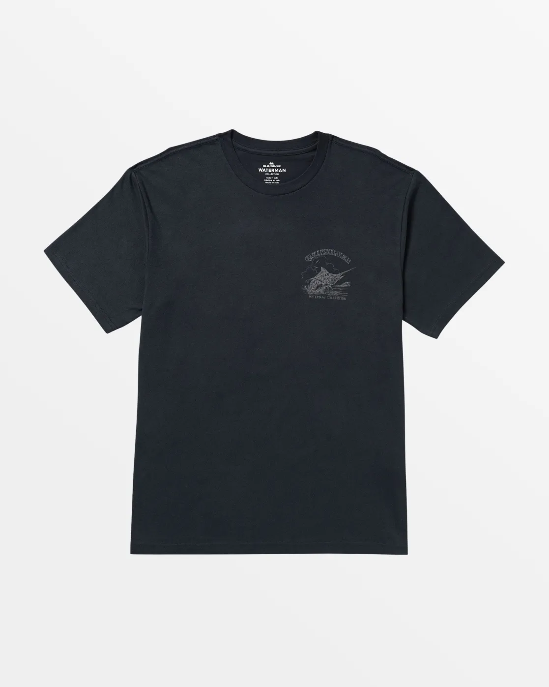 Quiksilver Tees | Tees>Waterman Sketch Artist T-Shirt BLACK