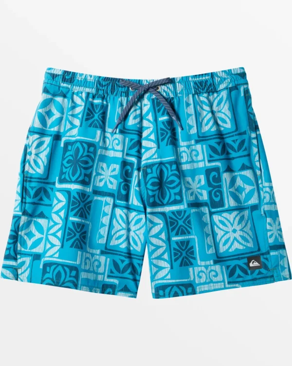 Quiksilver Boardshorts | Boardshorts>Waterman Tapa Time 18'' Elastic Waist Trunks TAPATIME-BARRIERREEF