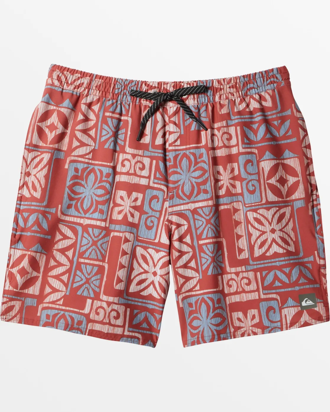 Quiksilver Boardshorts | Boardshorts>Waterman Tapa Time 18'' Elastic Waist Trunks TAPATIME-FIRE