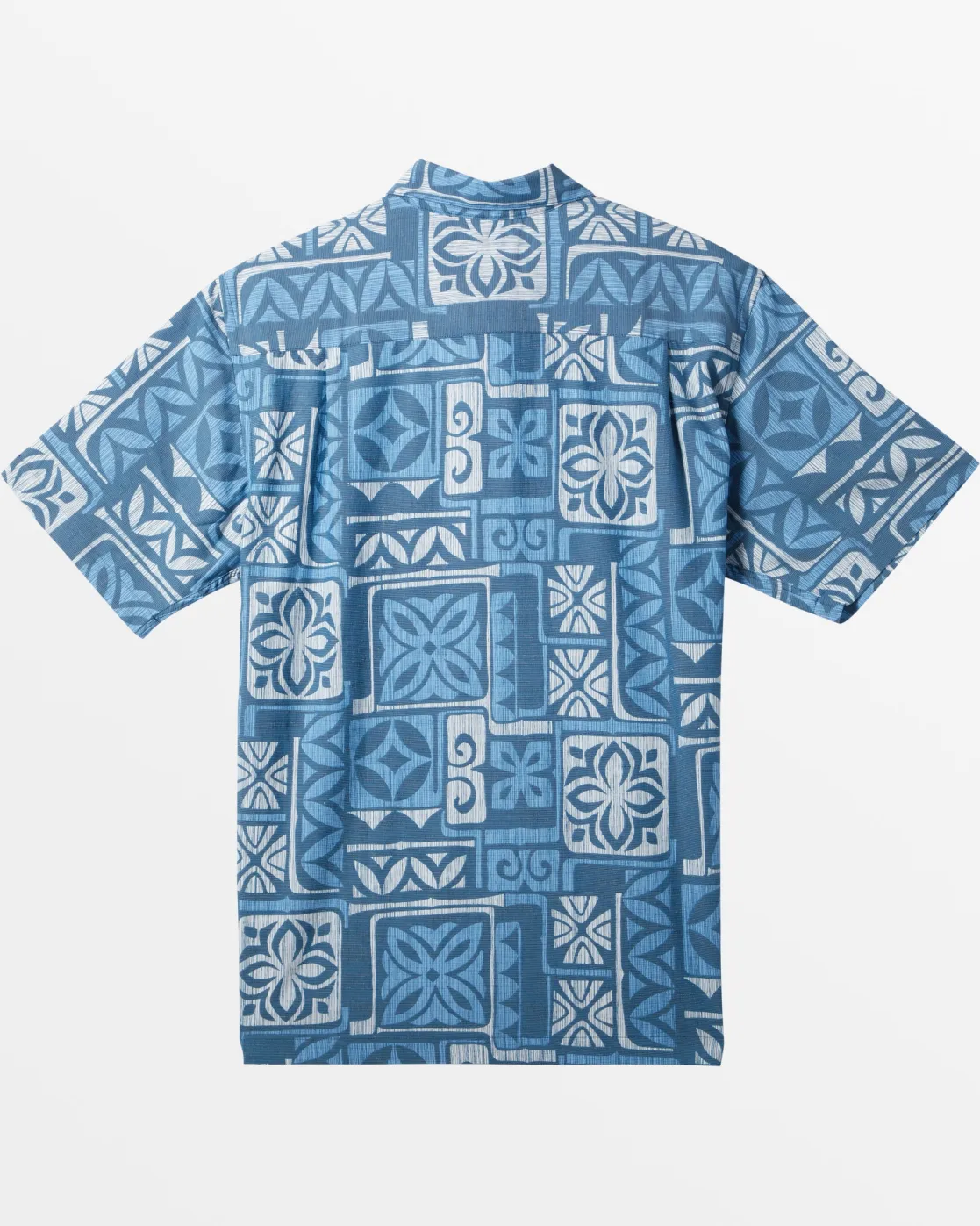 Quiksilver Shirts & Polos | Shirts & Polos>Waterman Tapa Time Short Sleeve Shirt BLUESTEELTAPATIMEWOVEN
