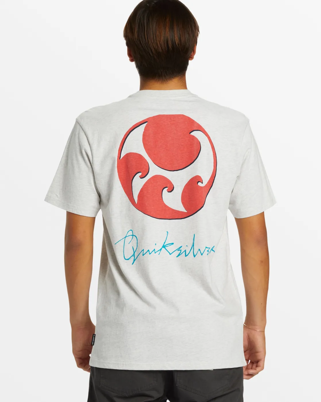 Quiksilver Tees>Wave After Wave T-Shirt - SNOWHEATHER