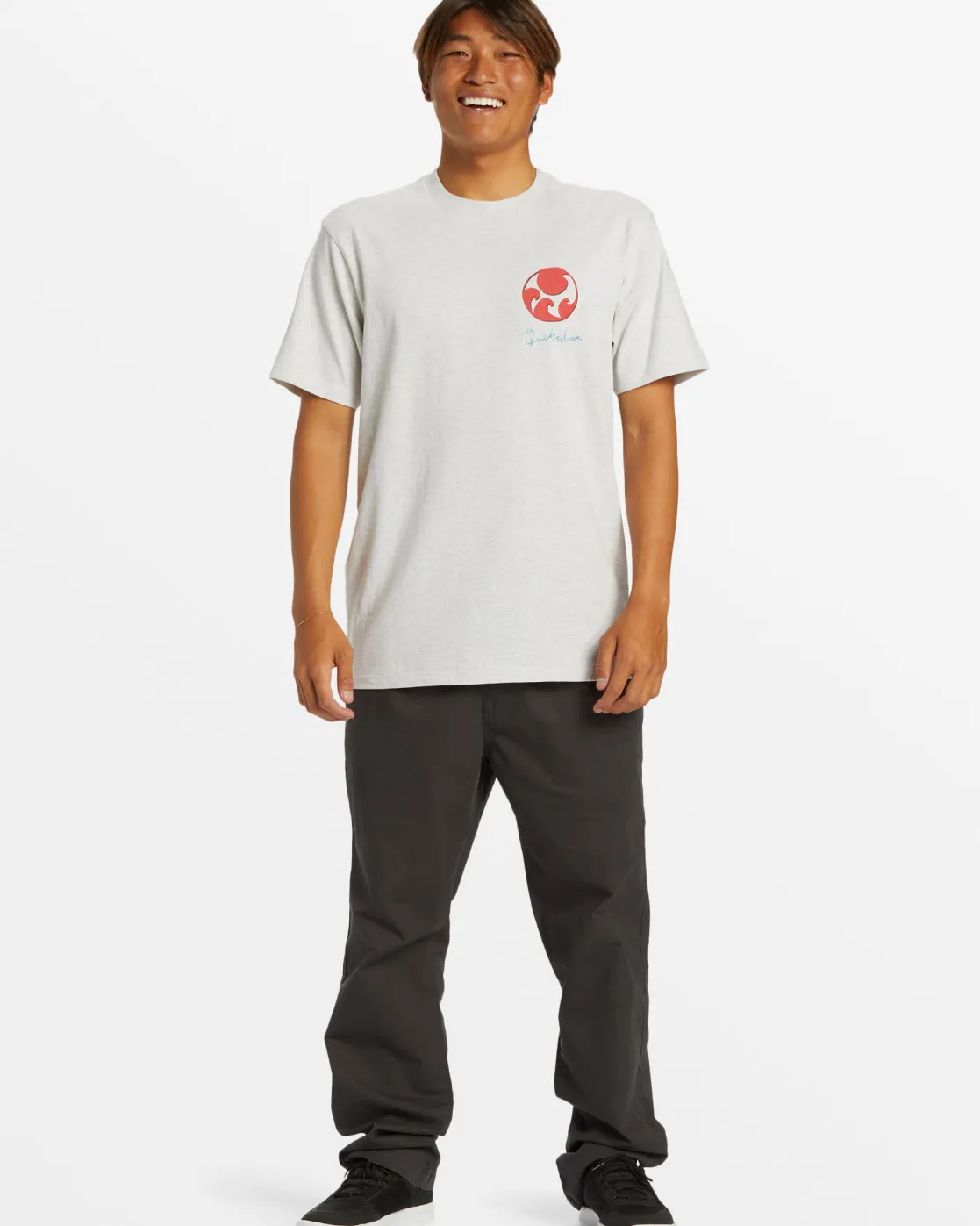 Quiksilver Tees>Wave After Wave T-Shirt - SNOWHEATHER