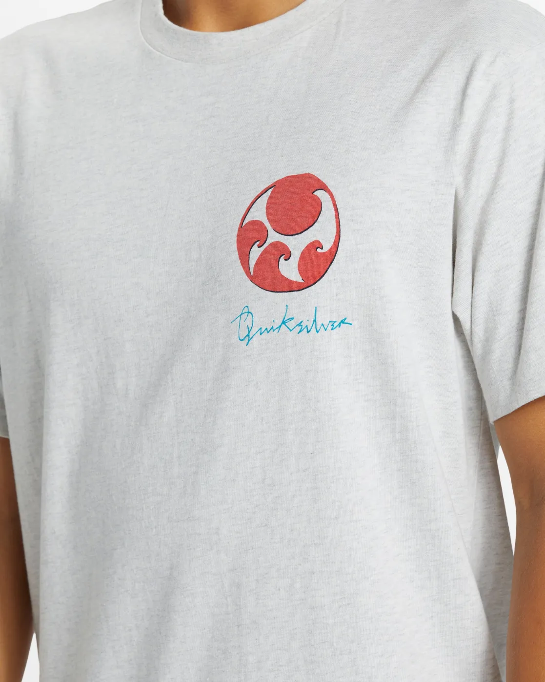 Quiksilver Tees>Wave After Wave T-Shirt - SNOWHEATHER