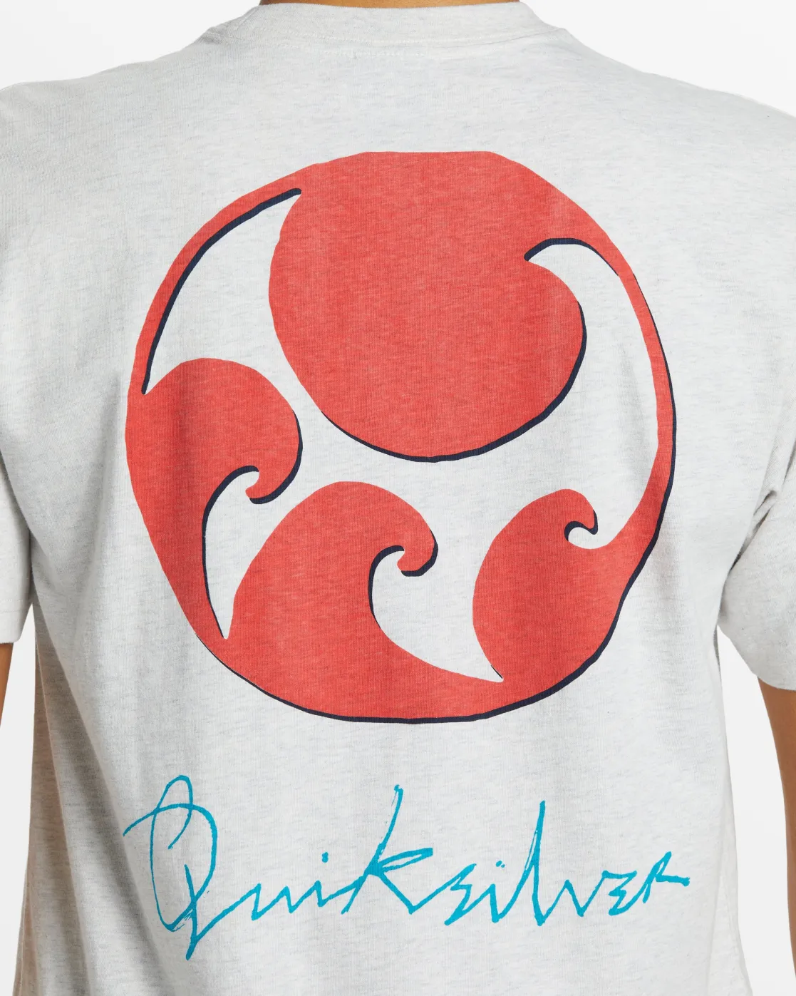 Quiksilver Tees>Wave After Wave T-Shirt - SNOWHEATHER