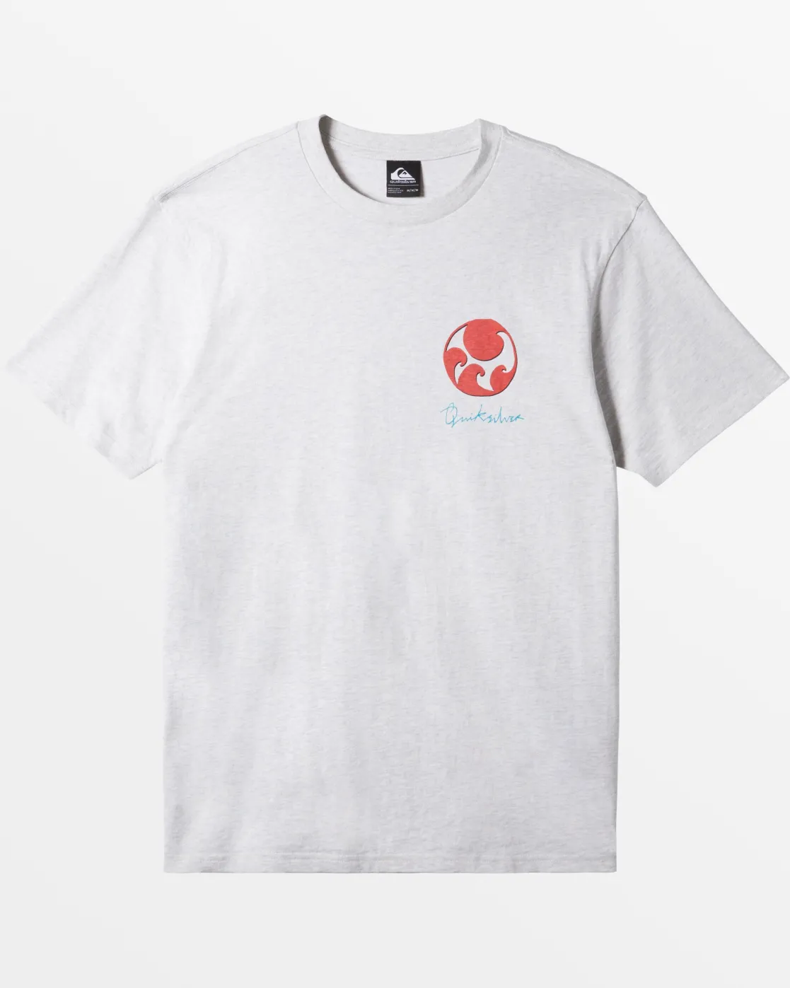 Quiksilver Tees>Wave After Wave T-Shirt - SNOWHEATHER