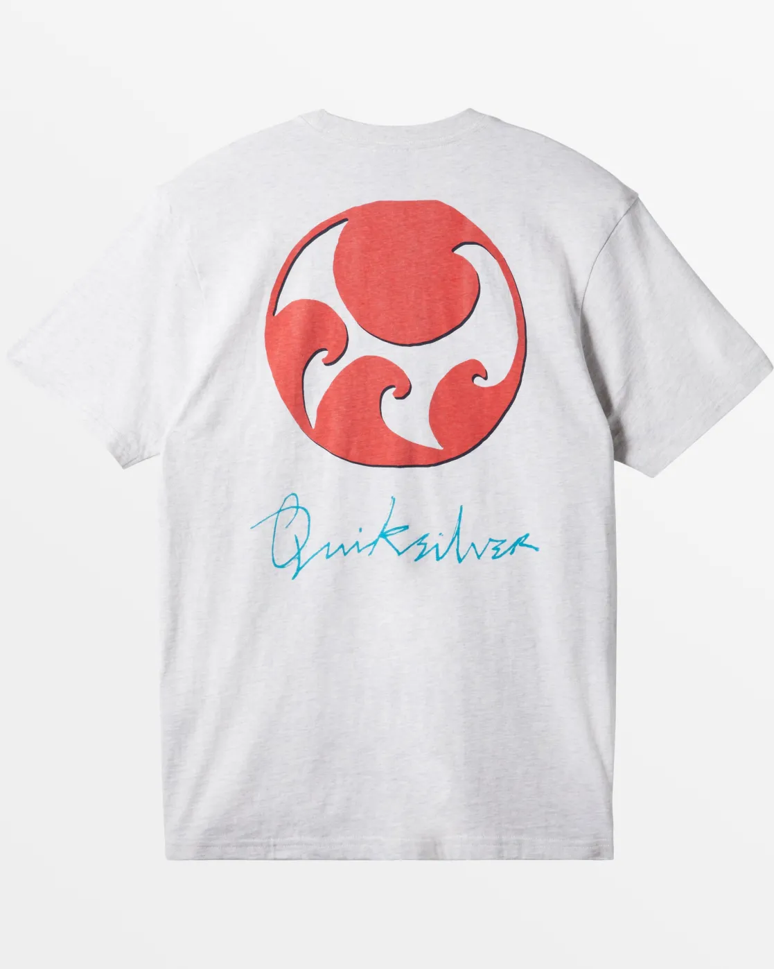 Quiksilver Tees>Wave After Wave T-Shirt - SNOWHEATHER