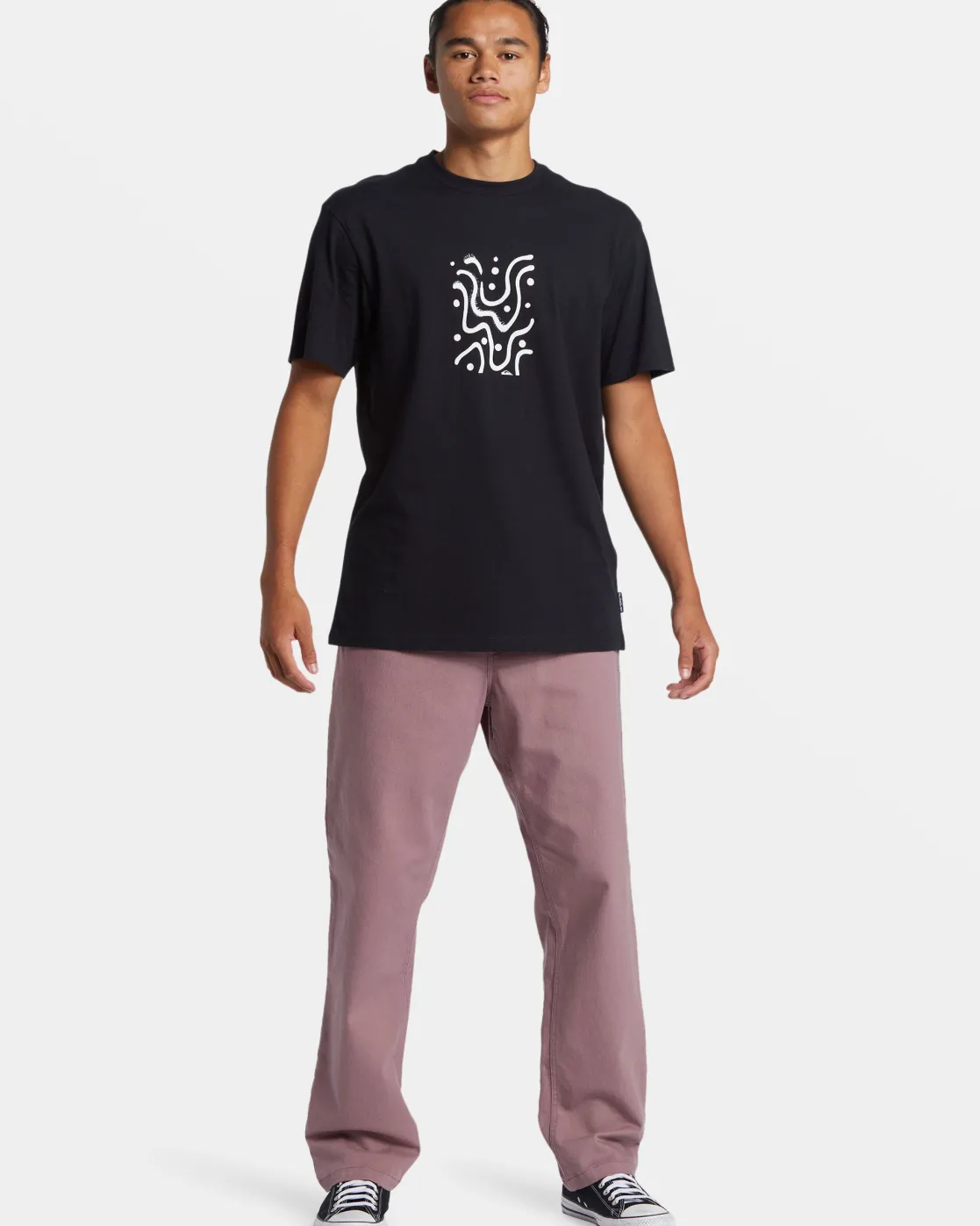 Quiksilver Tees>Whale Shark T-Shirt BLACK