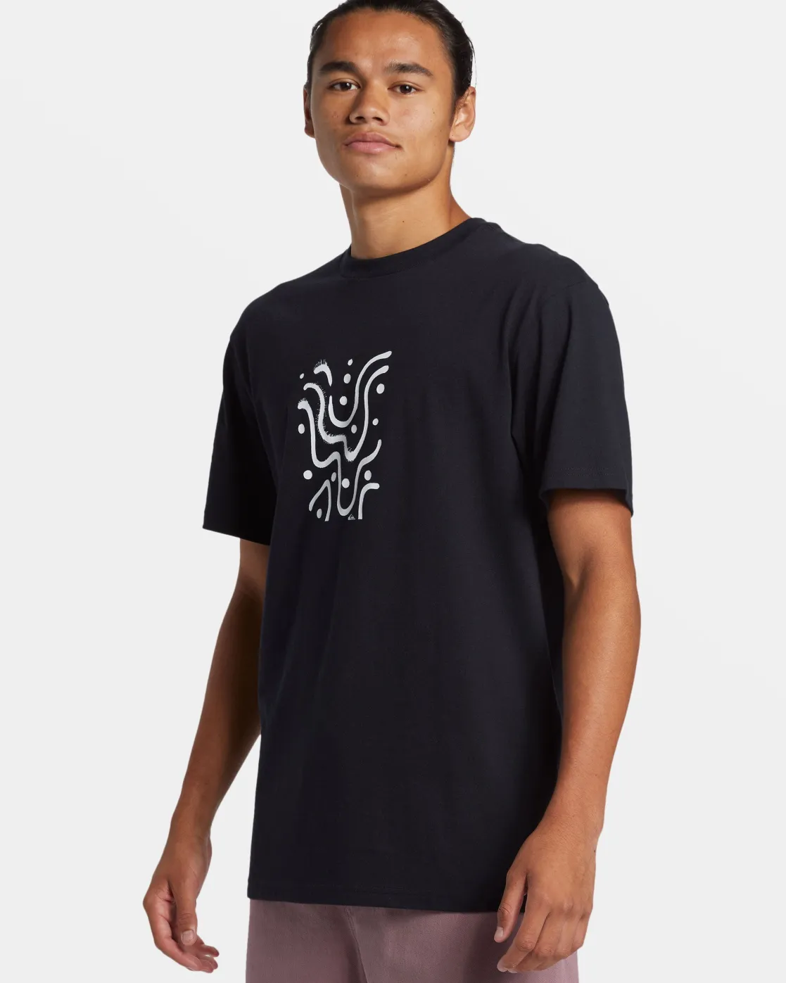 Quiksilver Tees>Whale Shark T-Shirt BLACK